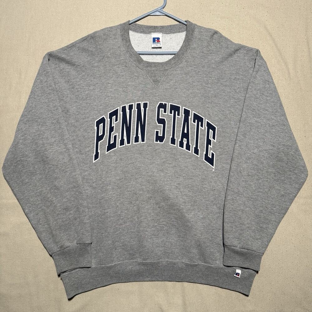 Vintage 90s Russell Athletic Penn State Nittany Lions Embroidered Sweatshirt XL